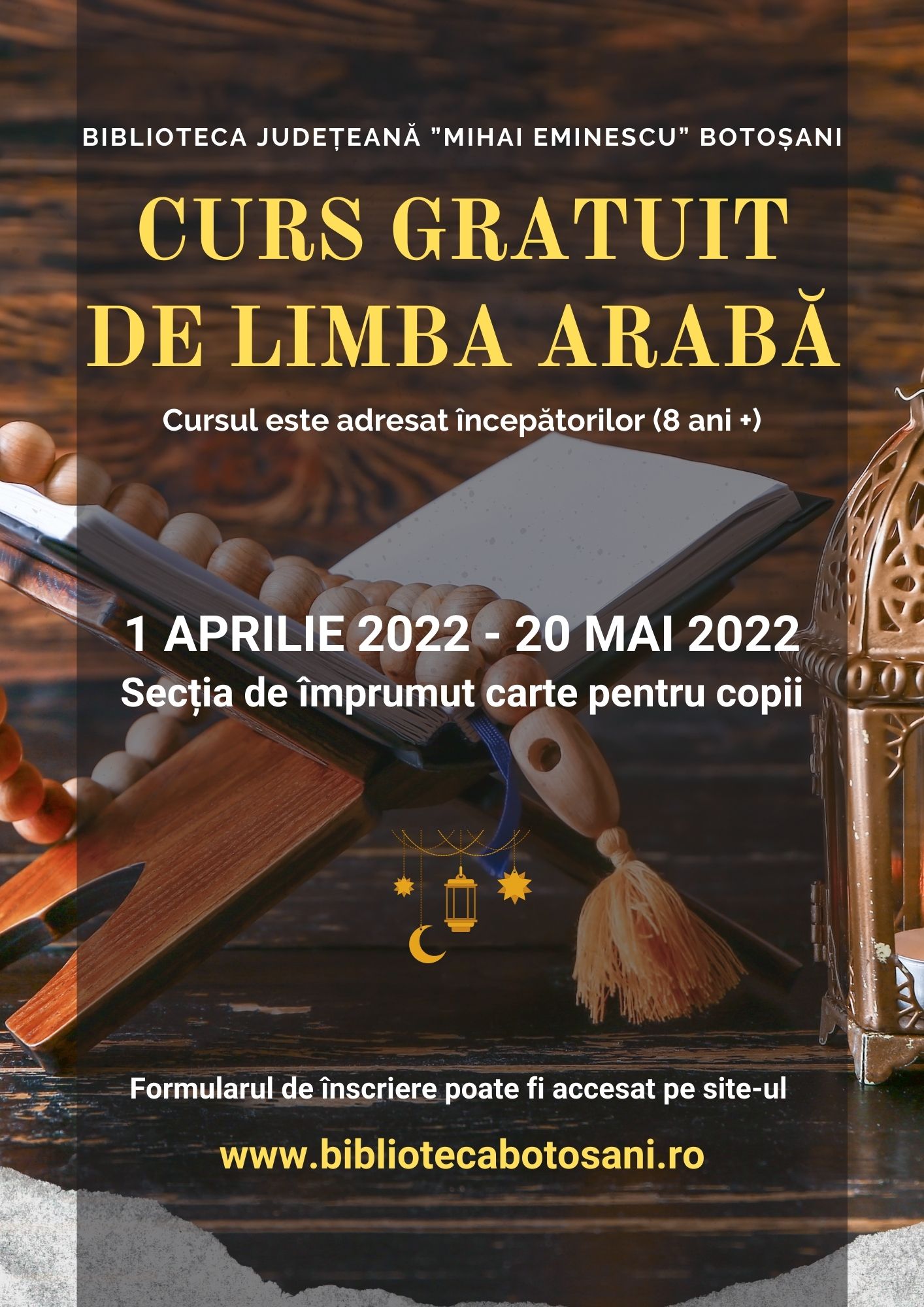 Cursuri gratuite de limba arabă